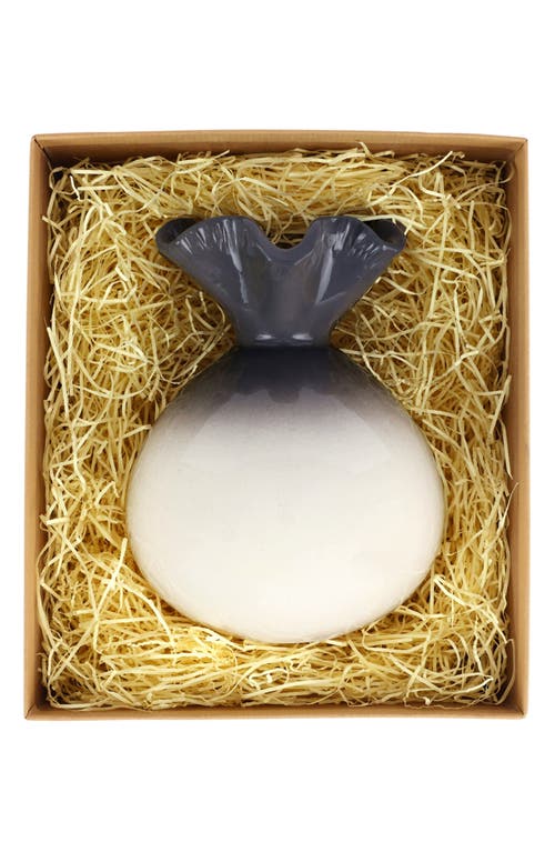 Vietri Casa Bud Vase In Dark Grey