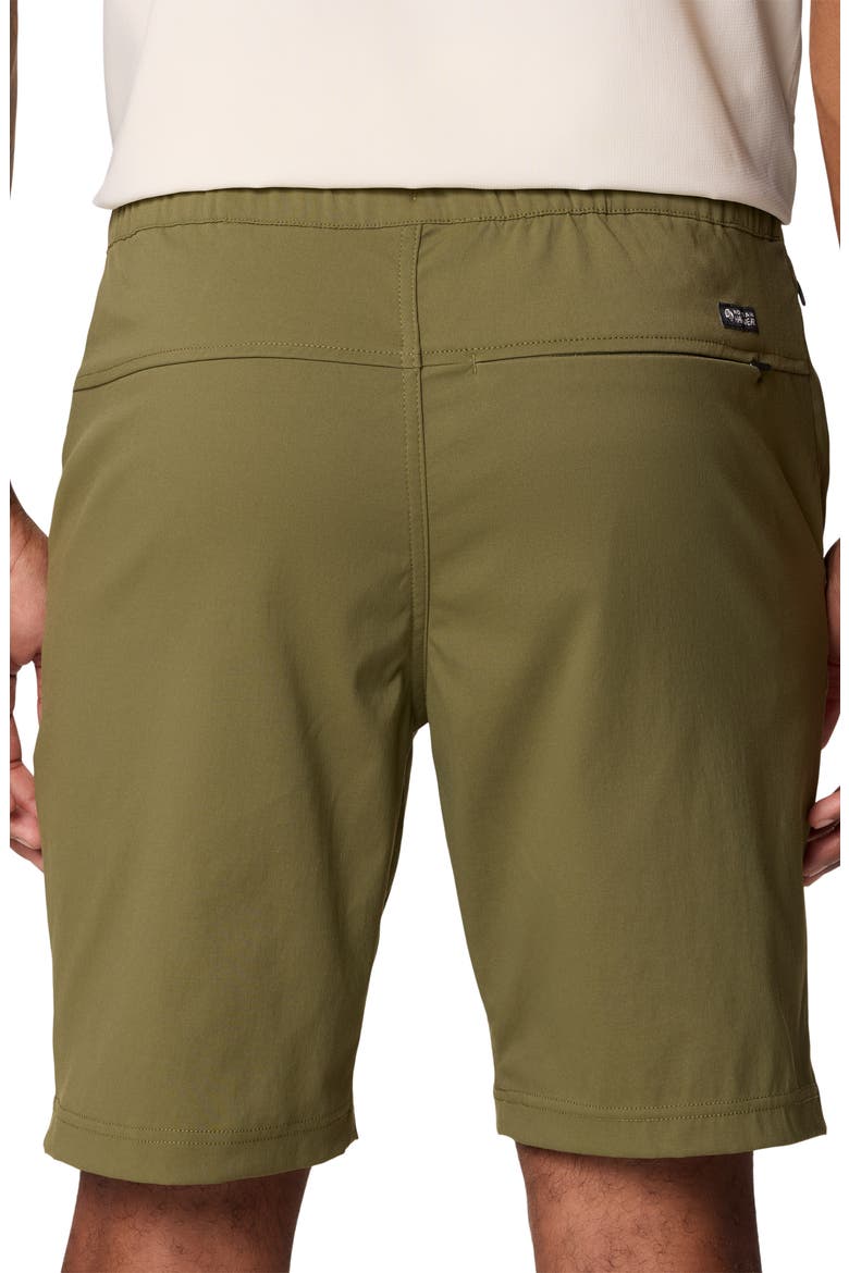 All Purpose Active Crossover Shorts, Alternate, color, COMBAT GREEN