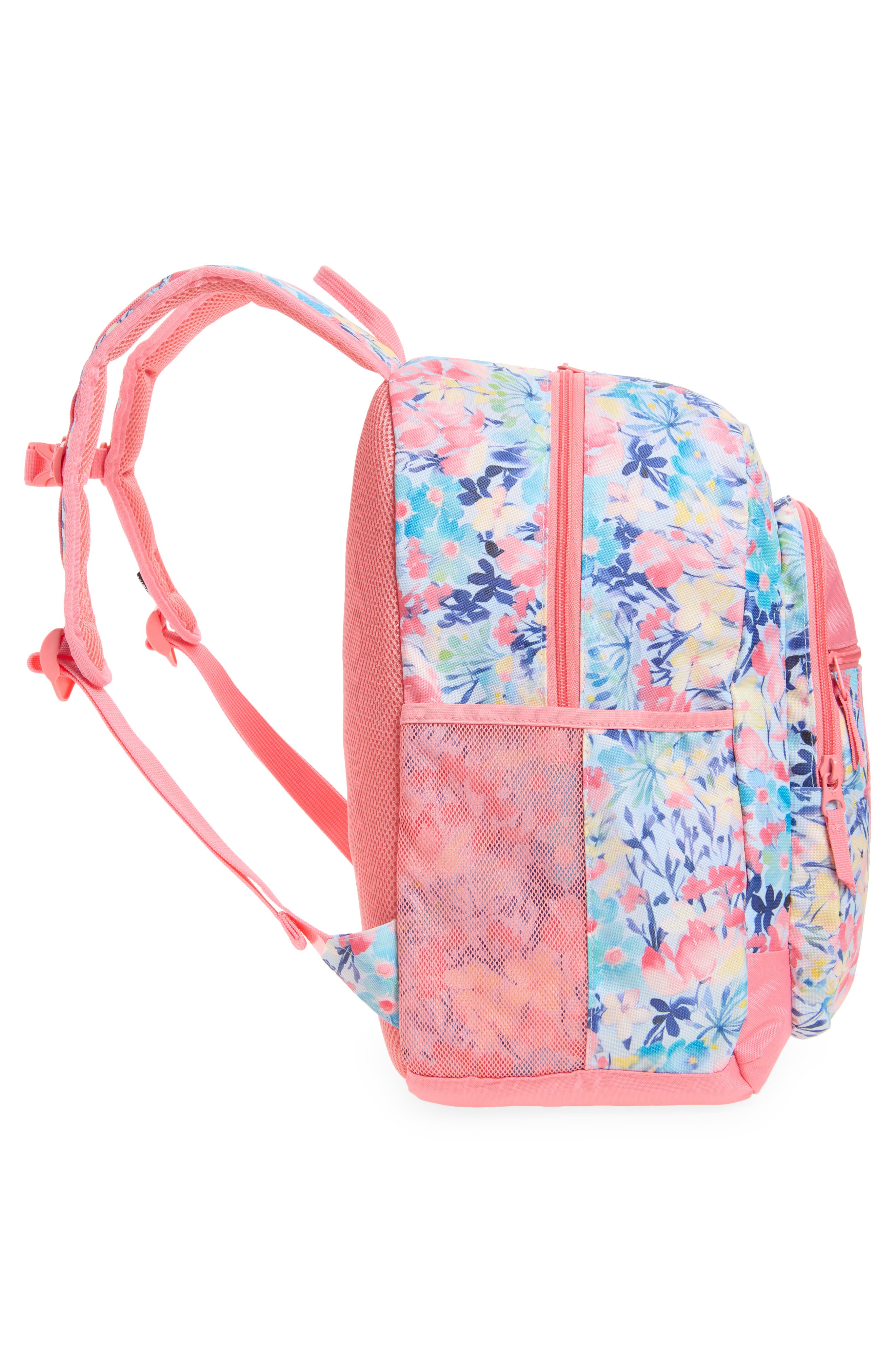 Kids' Recess Canvas Backpack, Alternate, color, SUNSET CORAL