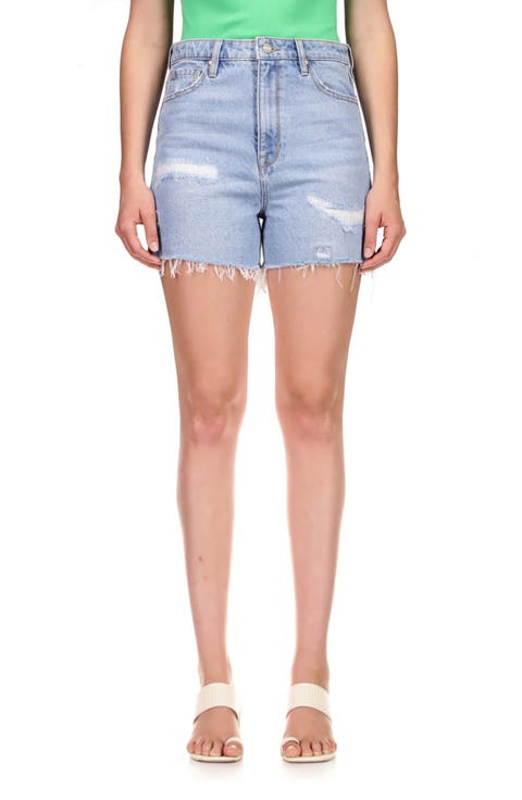 Flashback Cutoff Denim Shorts (Enlighten)