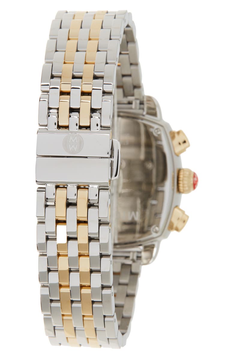 MICHELE Women's Ascalon Diamond Two-Tone Bracelet Watch, 34mm x 41mm - 0.05 ctw, Alternate, color, 