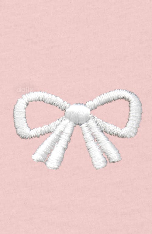 Dalix Womens Bow Lightweight High Waisted Tee In Pink