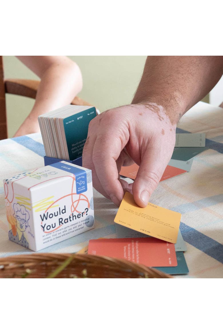 Would You Rather (From History) Card Game, Alternate, color, Multicolor