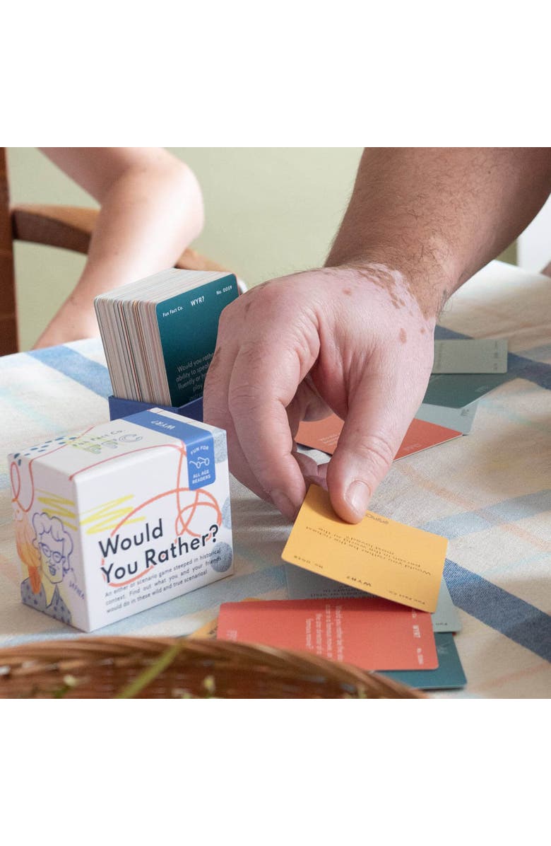 Fun Fact Co. Would You Rather (From History) Card Game, Alternate, color, 