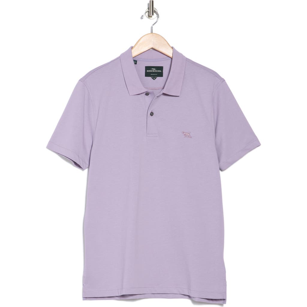 Rodd & Gunn Dalmore Sports Fit Knit Polo In Lilac