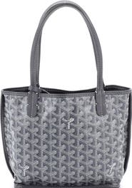 Pre-Owned Goyard Anjou Reversible Tote Coated Canvas Mini
