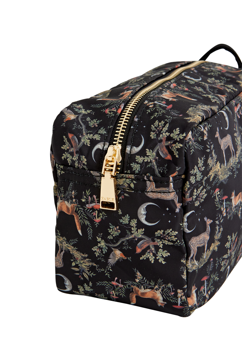 A Night's Tale Woodland Pouch Black, Alternate, color, Black