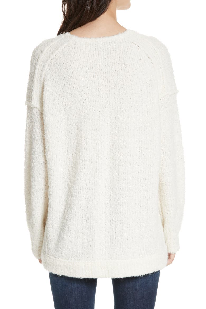 Lofty V-Neck Sweater, Alternate, color, IVORY