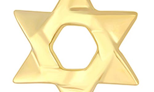 Ef Collection Star Of David Stud Earrings In 14k Yellow Gold