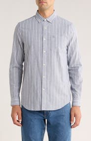 Original Penguin Oxford Stretch Half Zip Sweatshirt