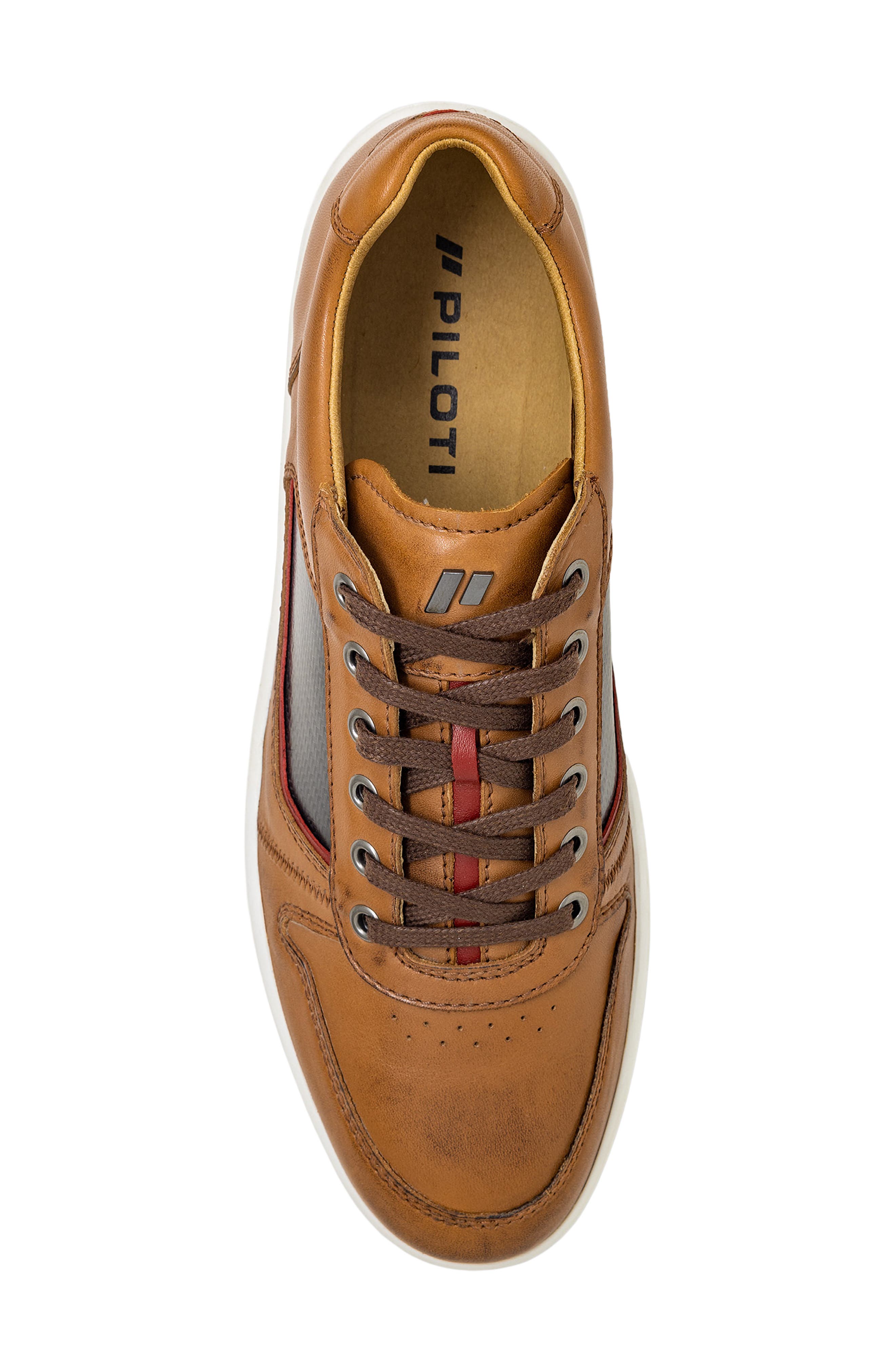 Compass Sneaker, Alternate, color, COGNAC