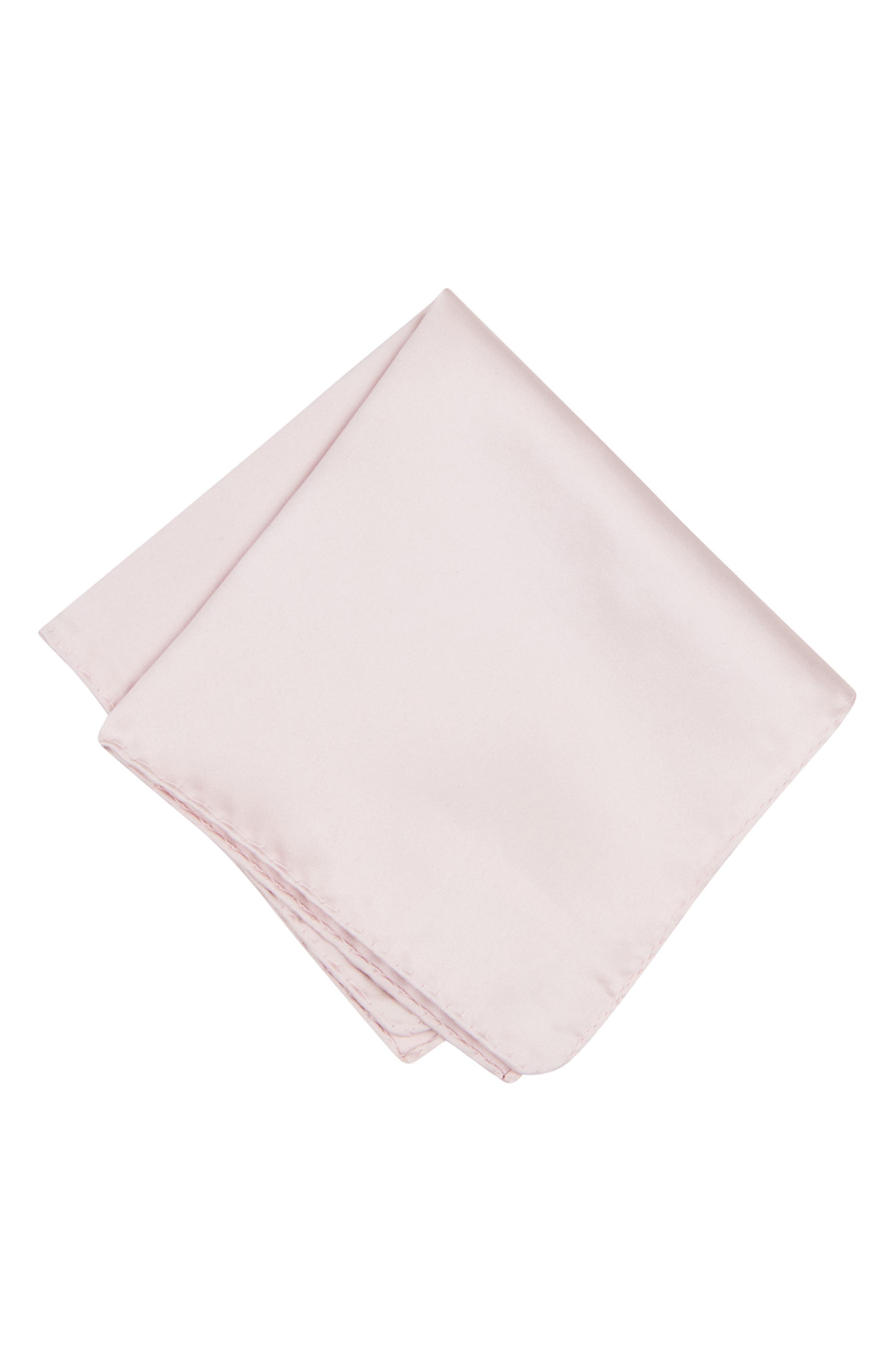 CONSTRUCT Solid Satin Pocket Square