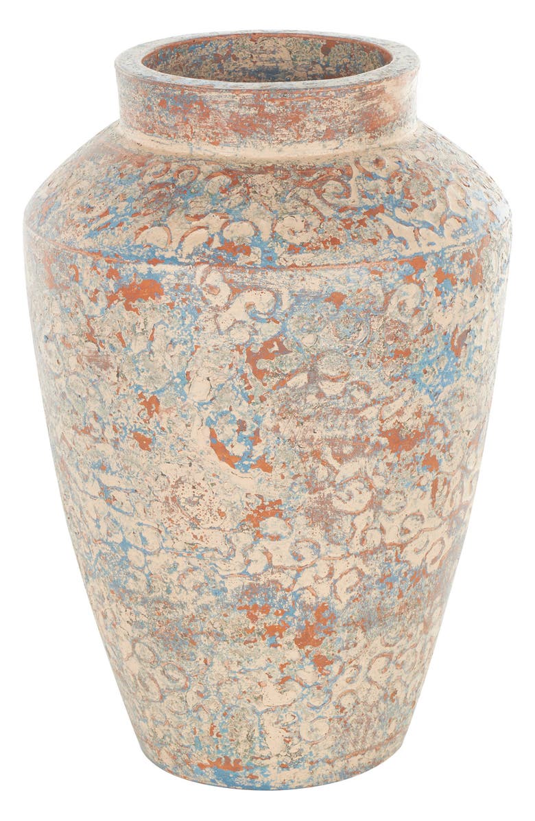 GINGER BIRCH STUDIO Red Clay Ceramic Vase, Alternate, color, Beige