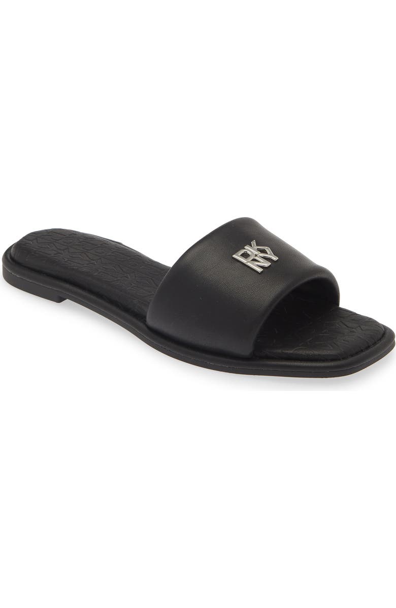 DKNY Bella Logo Slide, Main, color,