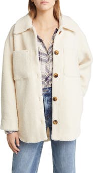 Rails Connie Faux Shearling Shirt Jacket