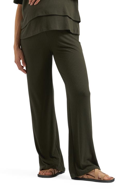 Cindy Rib Knit Maternity Pant