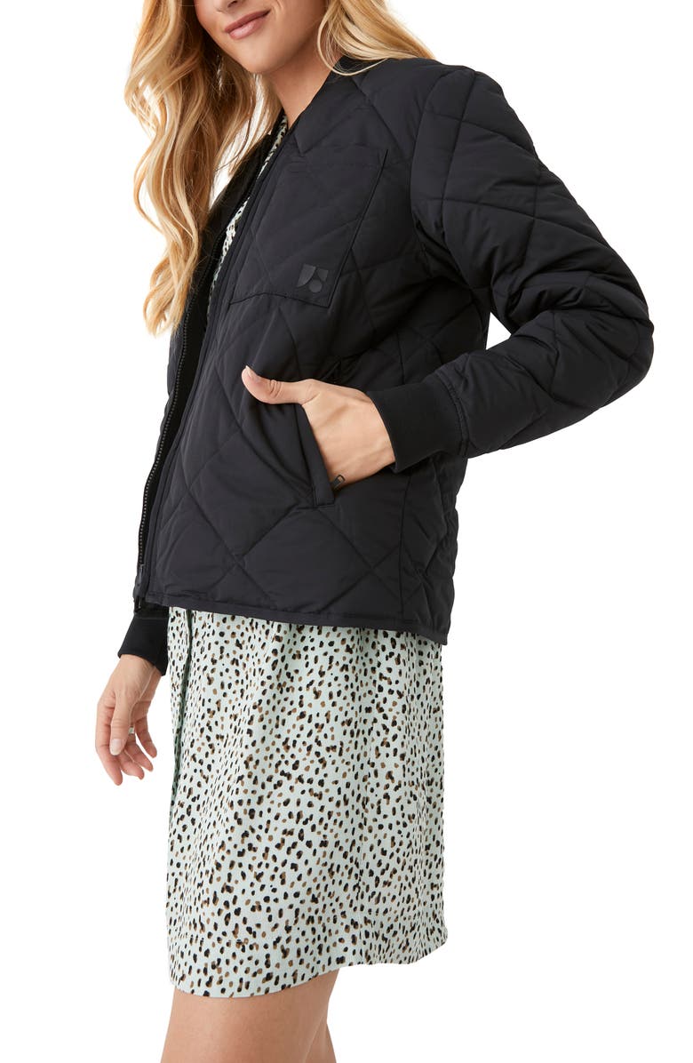 Frank And Oak Skyline Reversible Recycled Polyester Bomber Jacket, Alternate, color, 