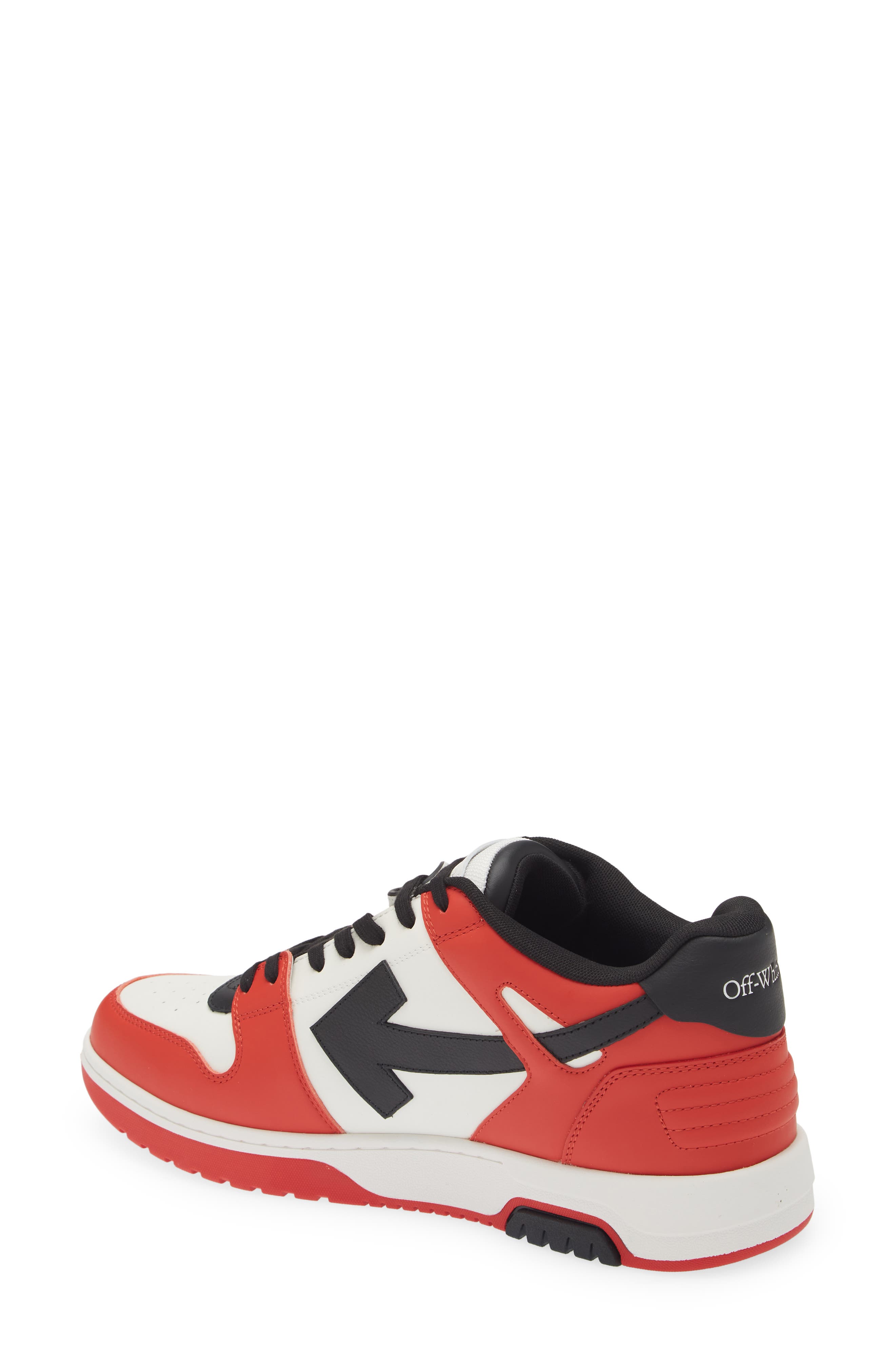 Off-White Out of Office Low Top Sneaker, Alternate, color, Red Black