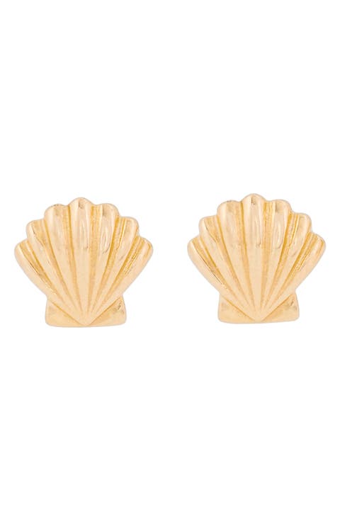 Shell Stud Earrings