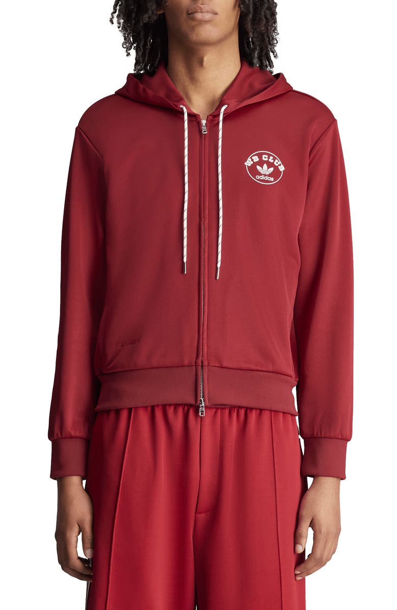ADIDAS X WALES BONNER Track Hoodie, Main, color, Collegiate Burgundy