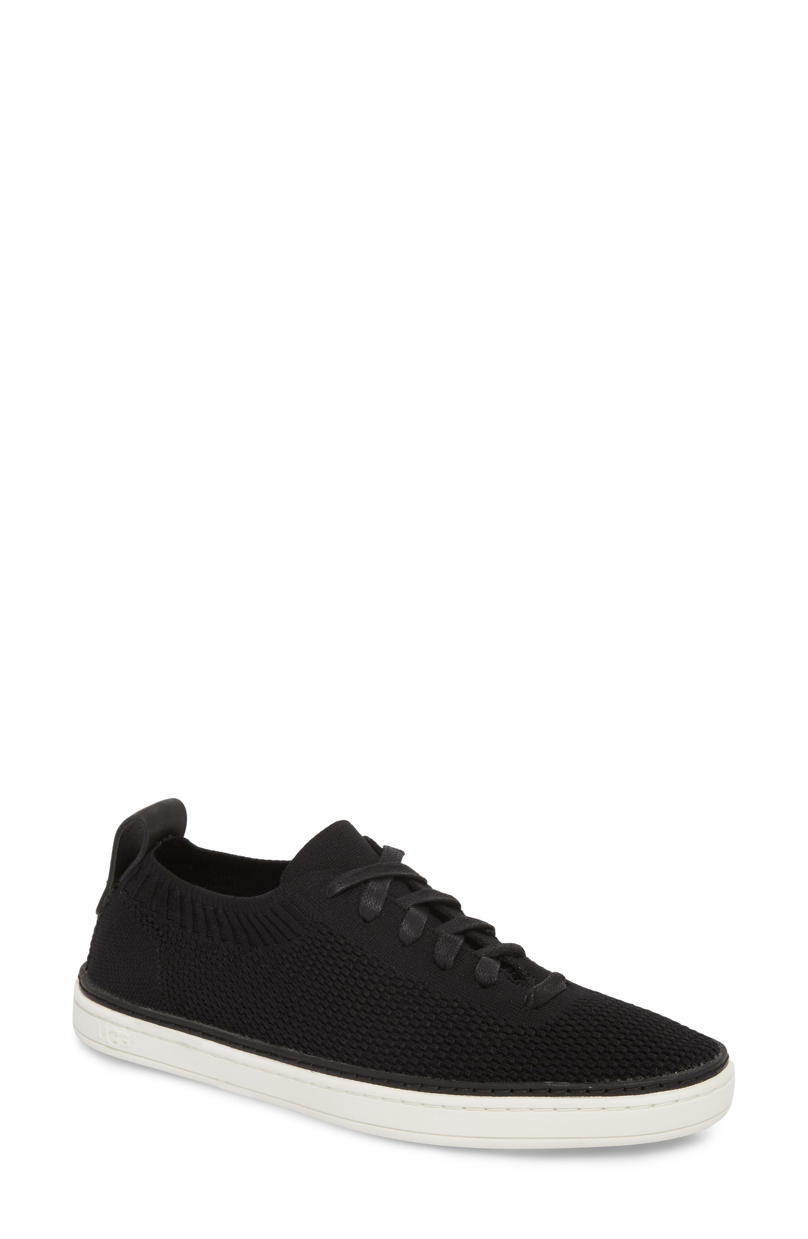 Sidney Sneaker, Main, color, BLACK FABRIC
