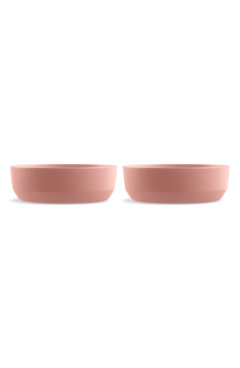 Three-Piece Large Bevel Bowls & Slip Mat Set