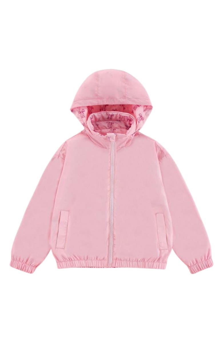 CALONIE Kids' Max Rain Water Repellent Reversible Windbreaker, Alternate, color, Pink