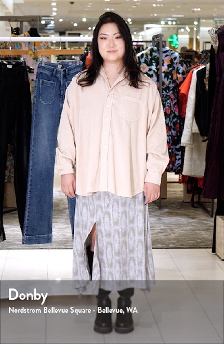 Shirley Oversize Button-Up Shirt, sales video thumbnail