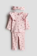 H&M 3-piece Printed Cotton Set