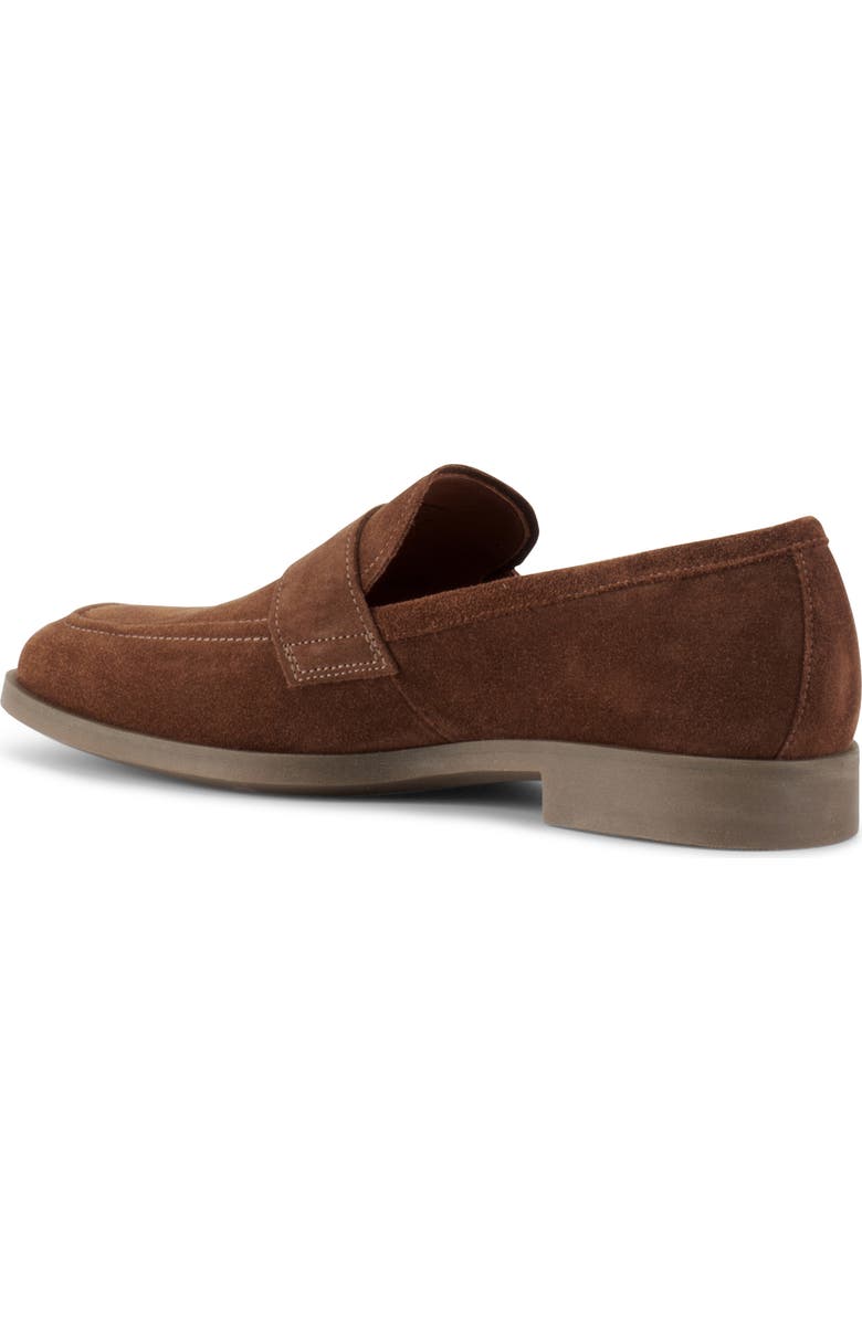 Vagabond Shoemakers Troy Square Toe Suede Penny Loafer, Alternate, color, Cocoa Brown