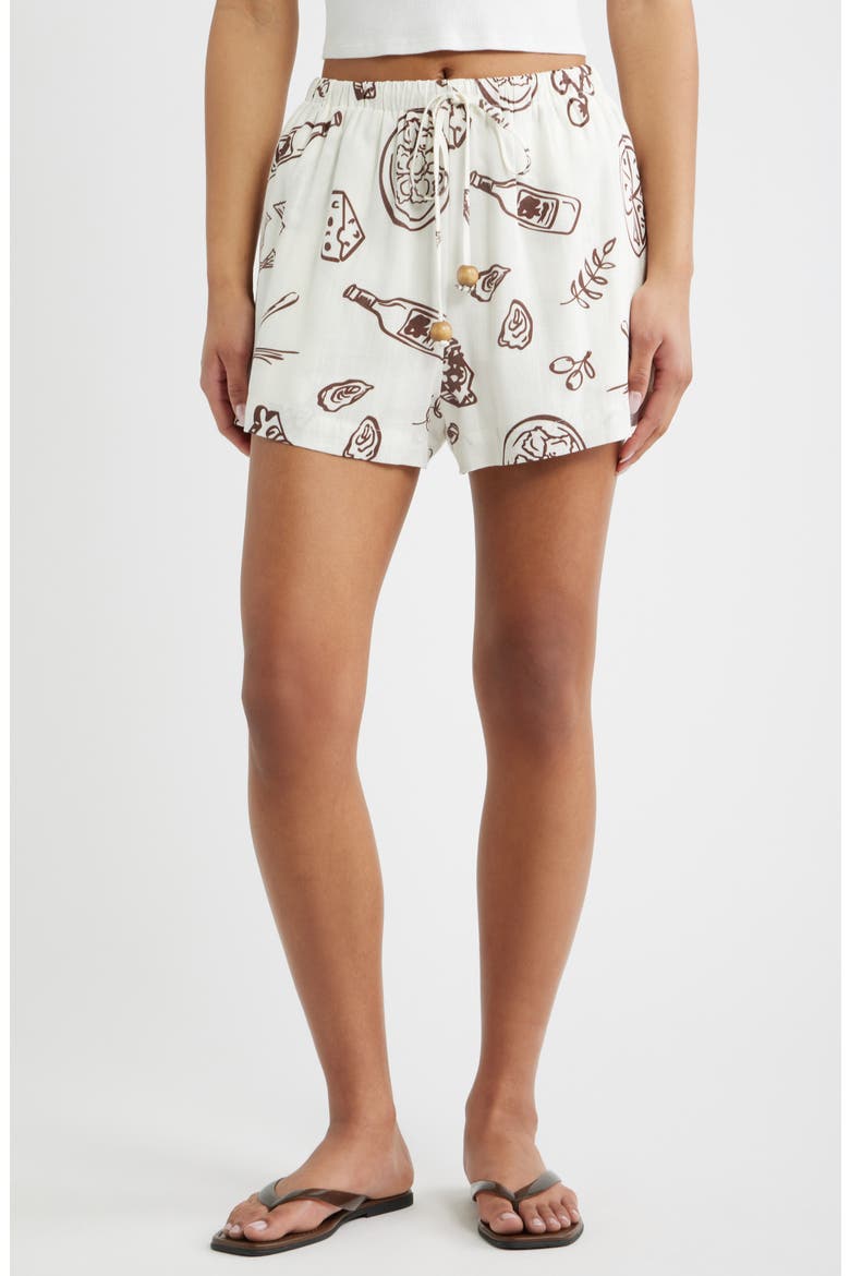 Avara Drawstring Shorts, Main, color, ALFRESCO