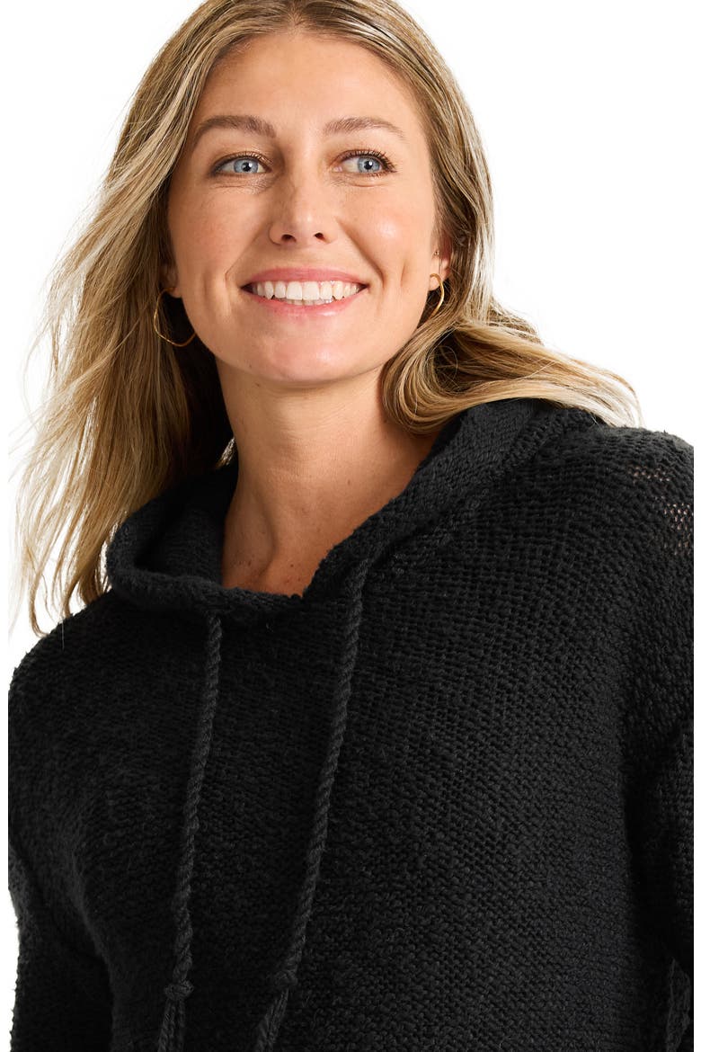 Bayshore Cotton Hoodie, Alternate, color, BLACK