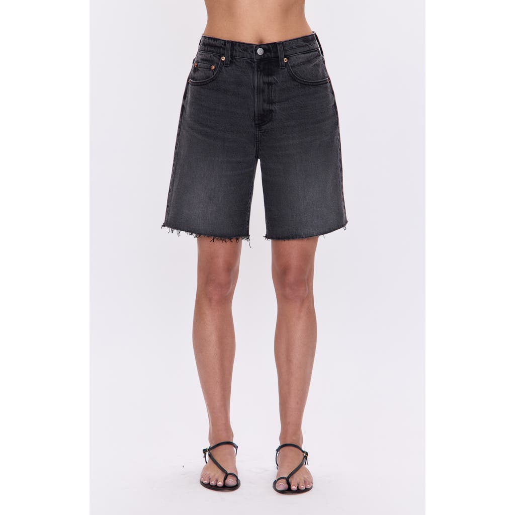 Pistola Kaylee Cutoff Bermuda Denim Shorts