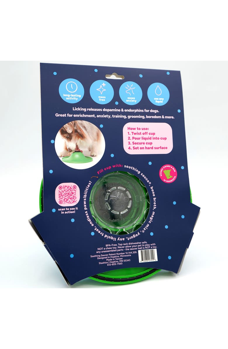 Stashios Soothing Saucer For Dogs, Alternate, color, Multicolored