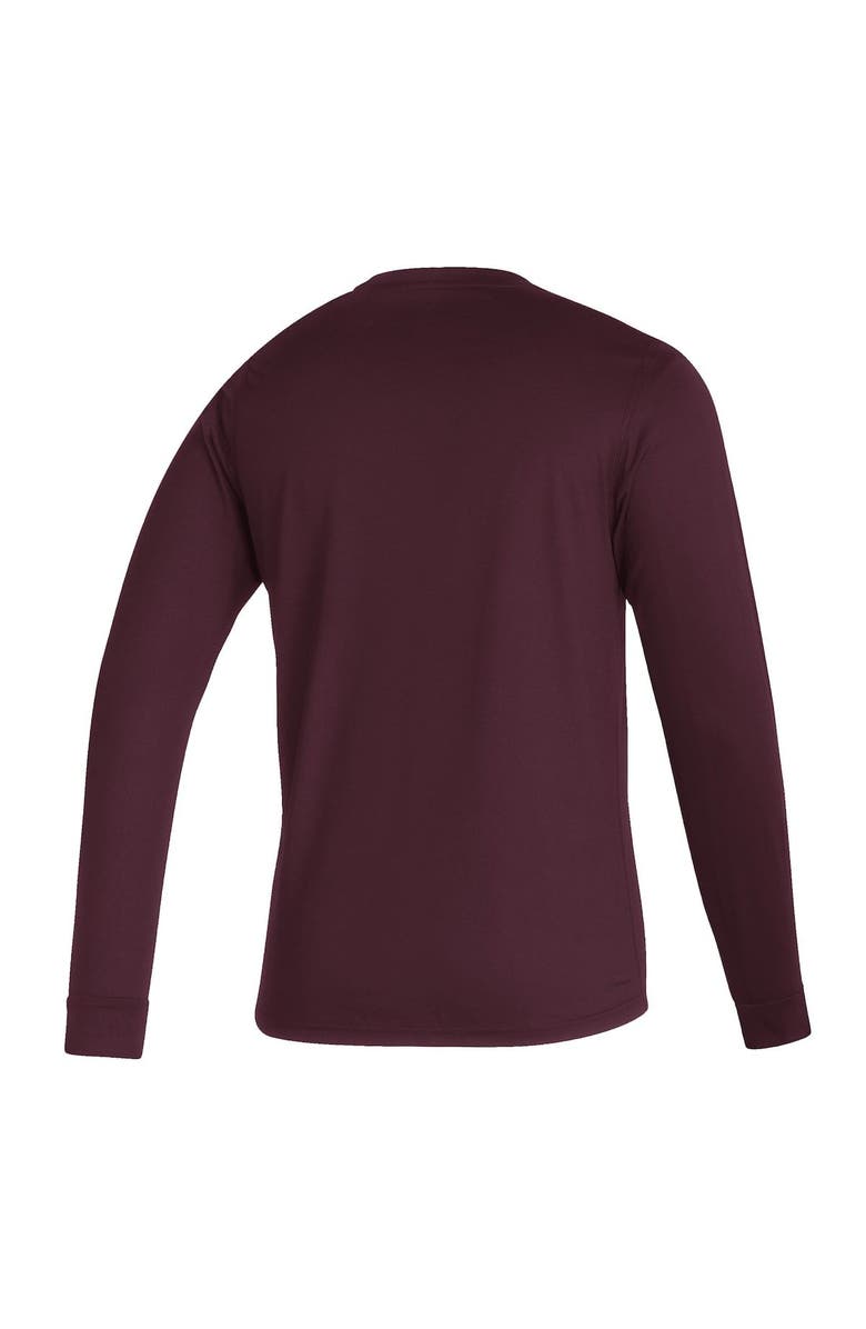 adidas Men's adidas Maroon Texas A&M Aggies Sideline Creator Practice AEROREADY Long Sleeve T-Shirt, Alternate, color, 
