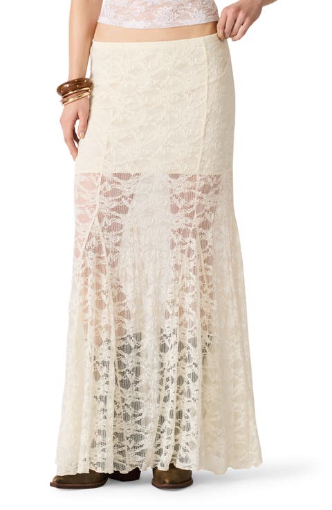 Mirabel Embroidered Lace Skirt