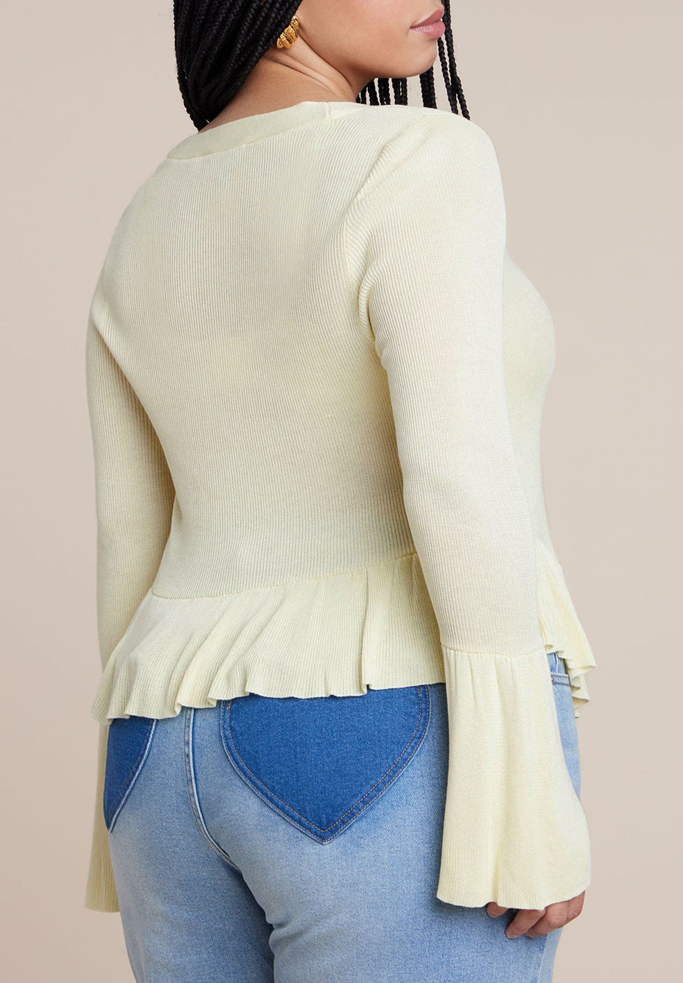 Ruffle Cardigan - image 2