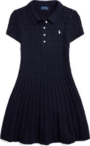 Polo Ralph Lauren Cotton Cable Knit Sweater Dress
