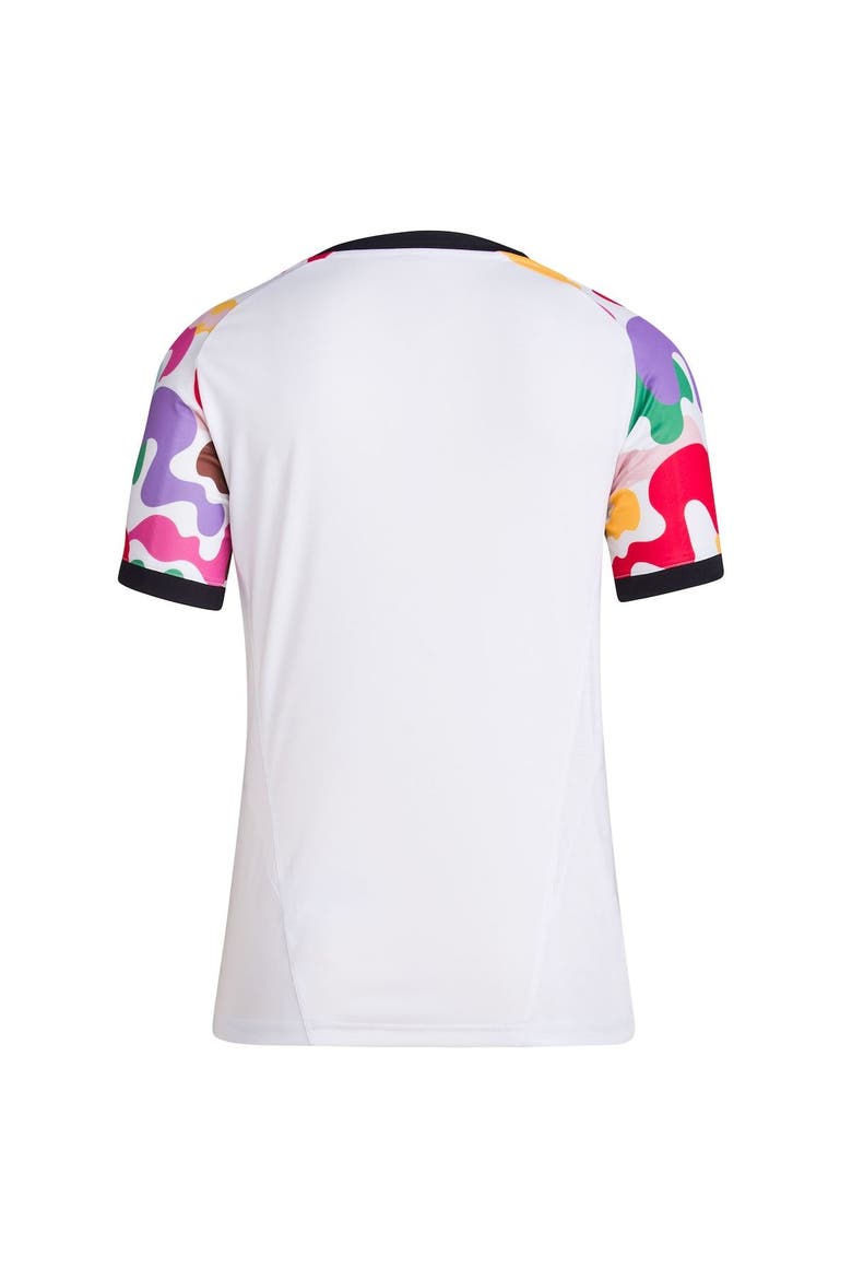 Women's adidas White Sporting Kansas City 2023 Pride Pre-Match Top, Alternate, color, White