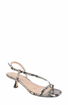 BCBGeneration Inaya Snakeskin Embossed Sandal