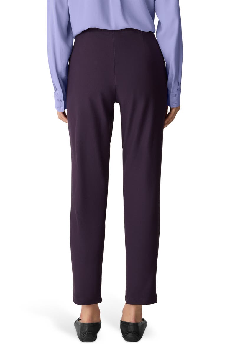 Eileen Fisher Slim Ankle Pants, Alternate, color, Aubergine