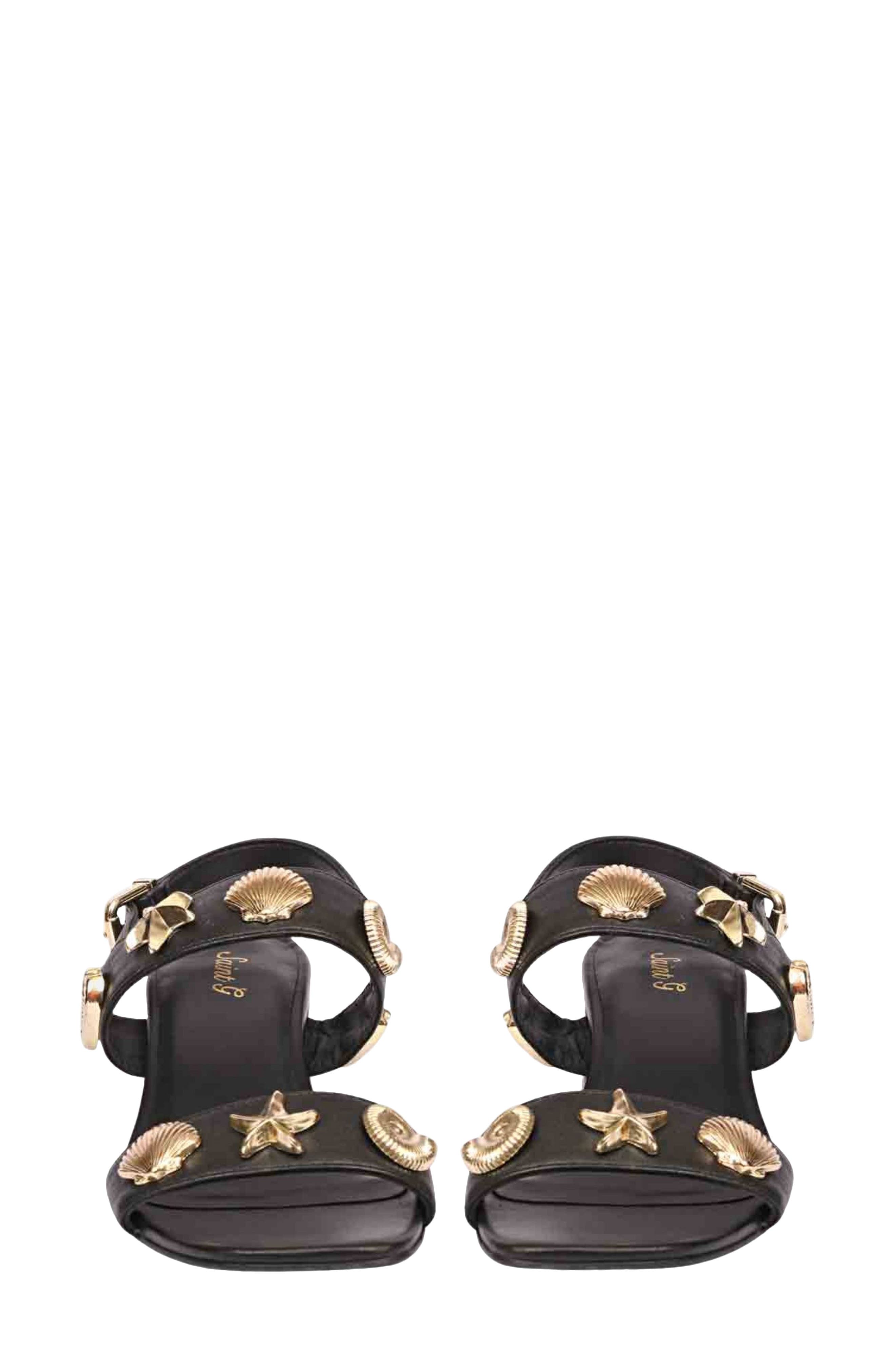 SAINT G Uri Slingback Sandal, Alternate, color, Black