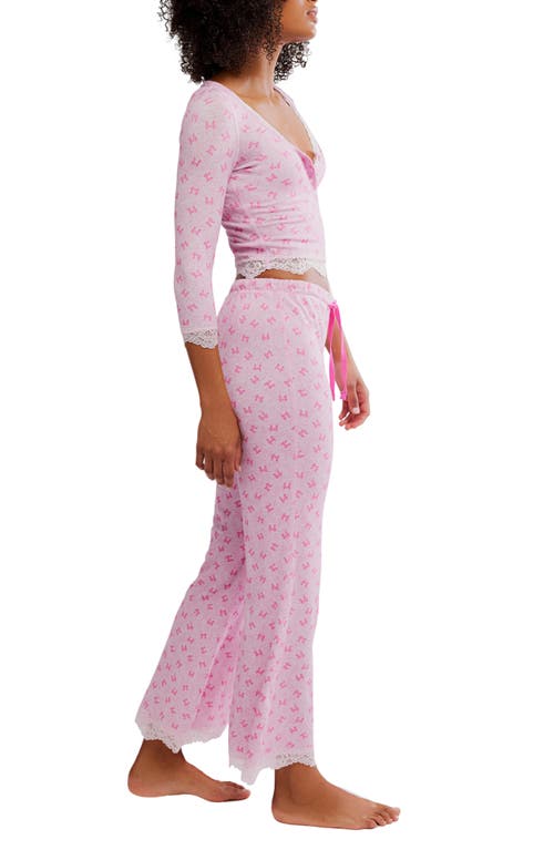 Free People Stolen Dance Pajamas In Pink