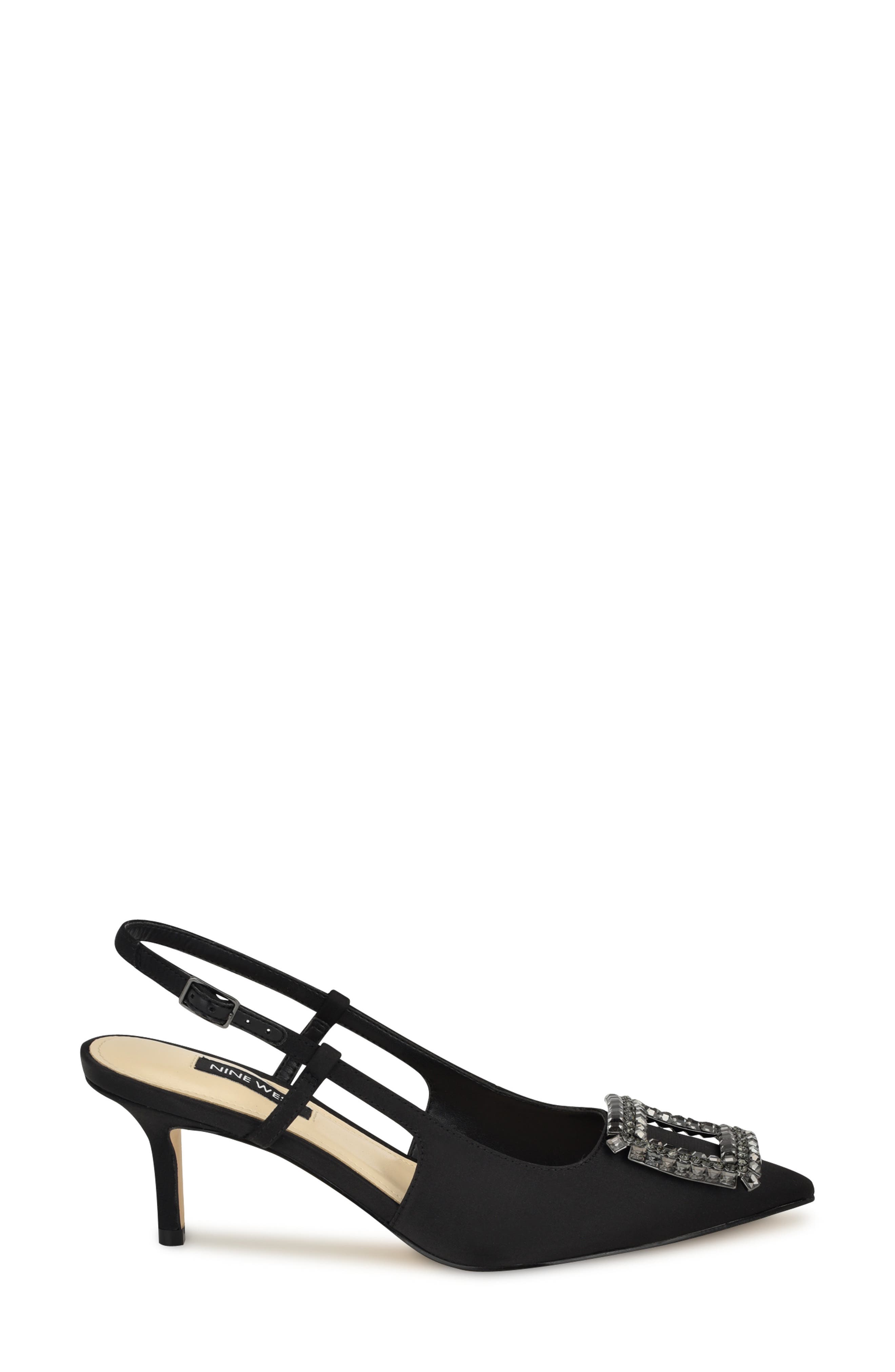 Nine West Aimey Slingback Pointed Toe Pump, Alternate, color, 