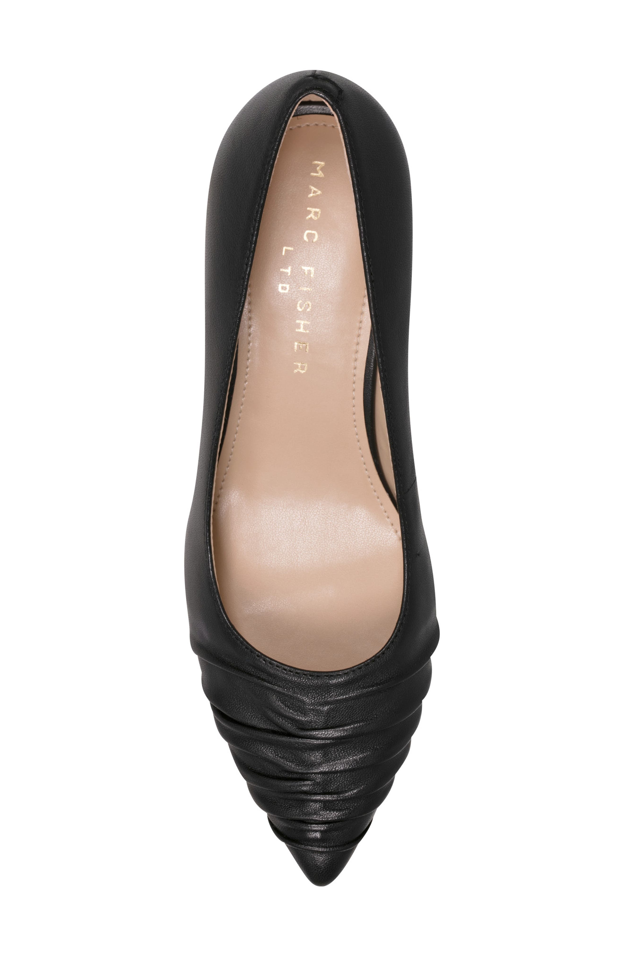 Marc Fisher LTD Paria Pointed Toe Kitten Heel Pump, Alternate, color, Black 001