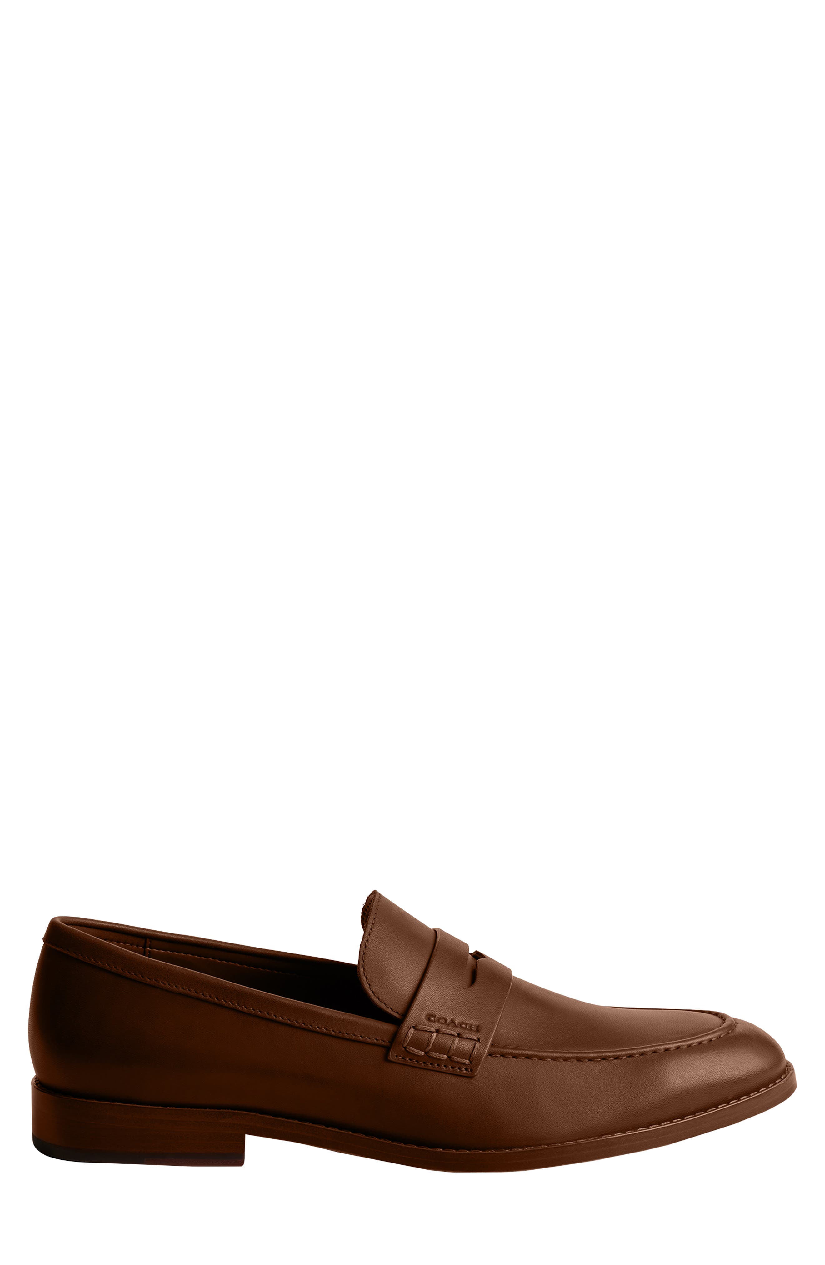 COACH Penny Loafer, Alternate, color, Saddle