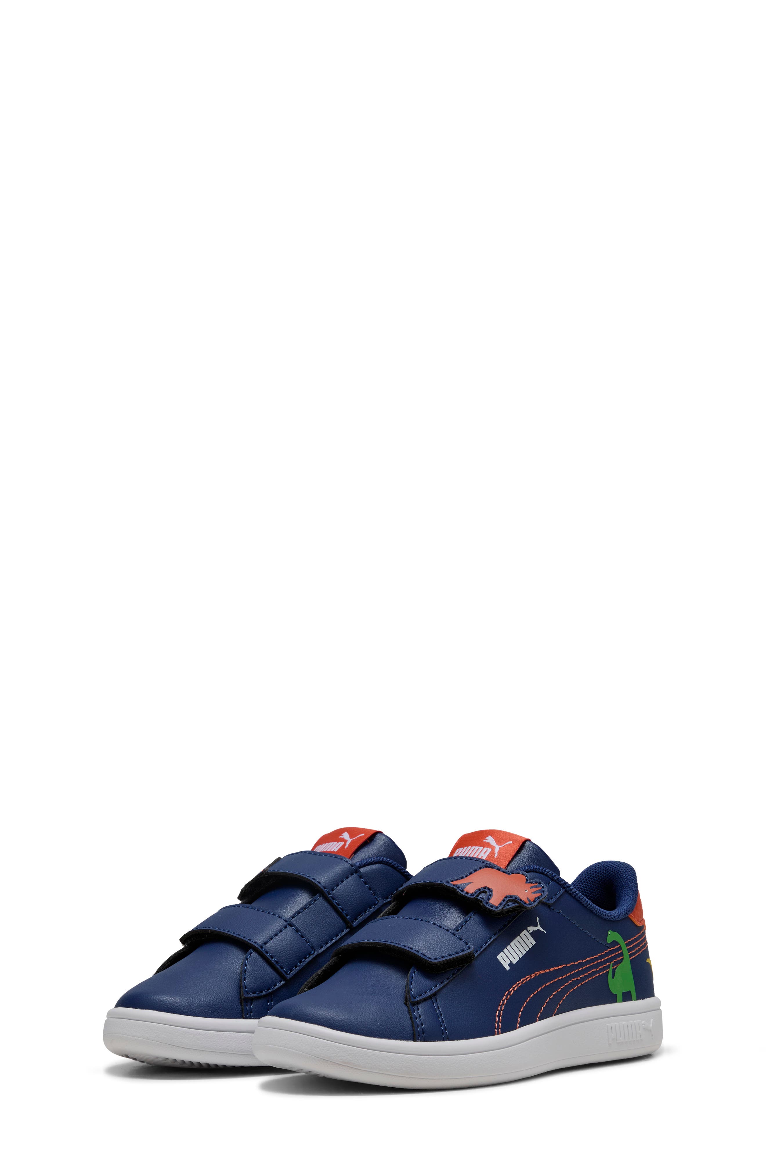PUMA Kids' Smash 3.0 Dino Sneaker