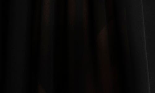 In Bloom By Jonquil Lace Chiffon Nightgown In Black