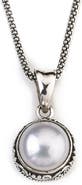SAMUEL B. 10mm Mabe Pearl Pendant Necklace