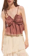 DELUC Piccola Ruffle Miniskirt